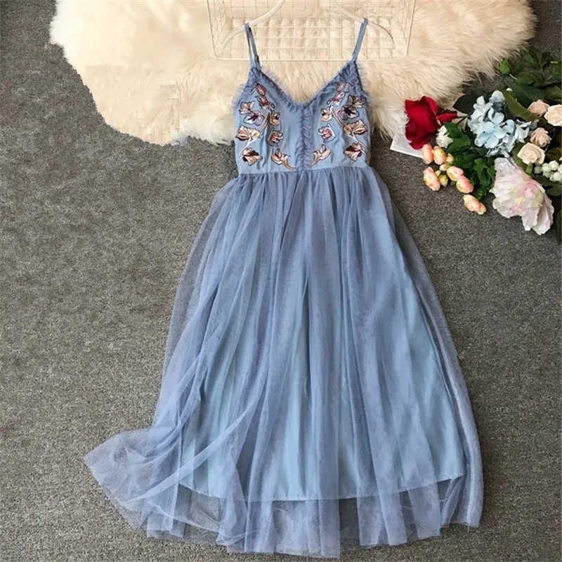 Женское платье с цветочной вышивкой и кружевами для вечеринок Vestidos стрейчевое