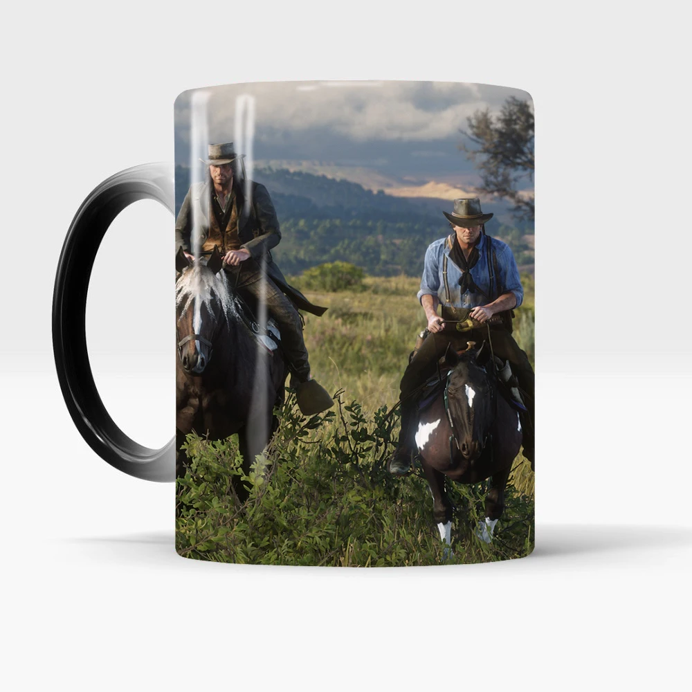 Термочувствительная чашка Red Dead выкуп 2 меняющая цвет кружка для молока кружки