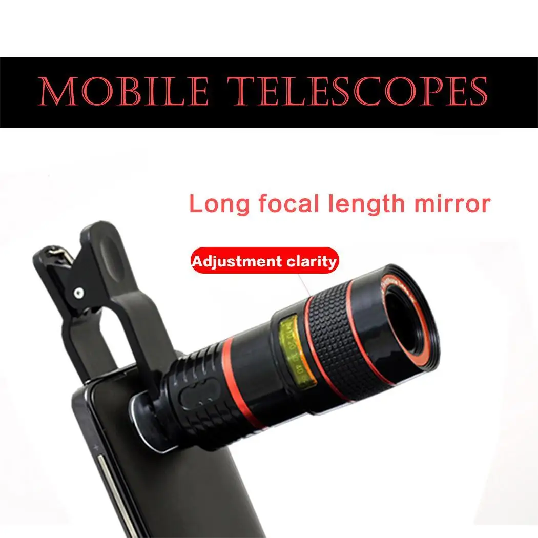 Clip-on Windows Cell Zoom funny photography HD Camera for 8x more Telescope Optical Enjoy Android Phone General | Мобильные телефоны