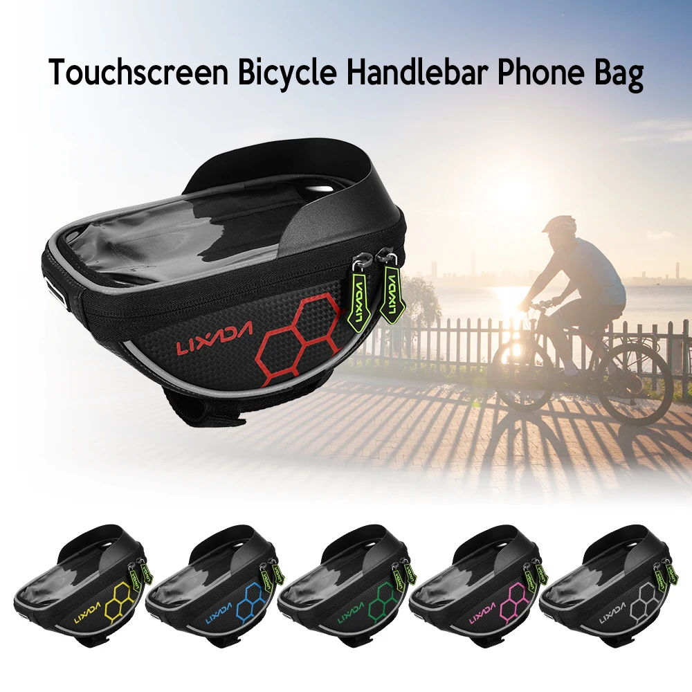 Велосипедная сумка Lixada для велосипеда на руль с верхней трубой держатель