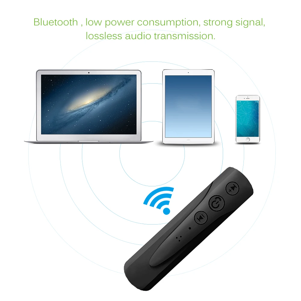 Мини Bluetooth 3 5 мм разъем автомобильный комплект 4 1 приемник музыкальный аудио