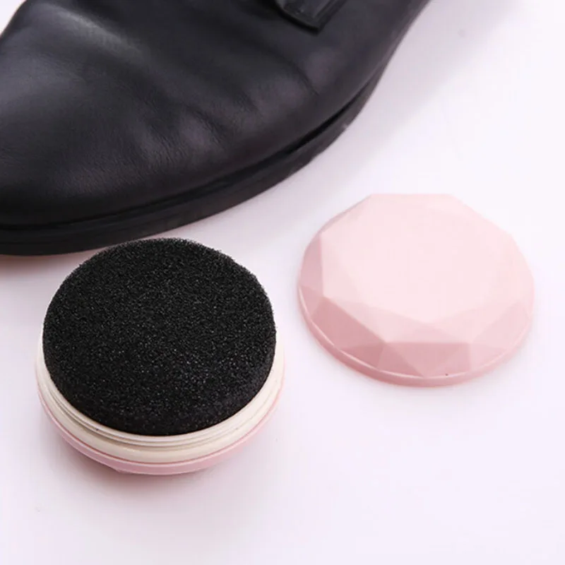 Портативный Macaron стиль двухсторонний протирать быстро обувь губка для