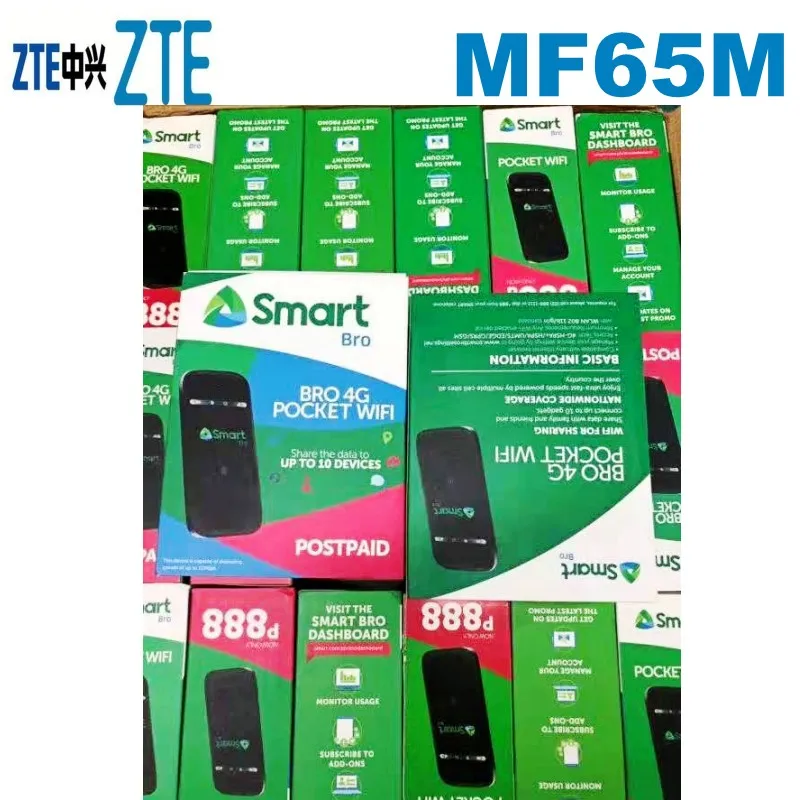 Лот из 100 шт разблокированный ZTE MF65m 3G беспроводной маршрутизатор Мобильная точка