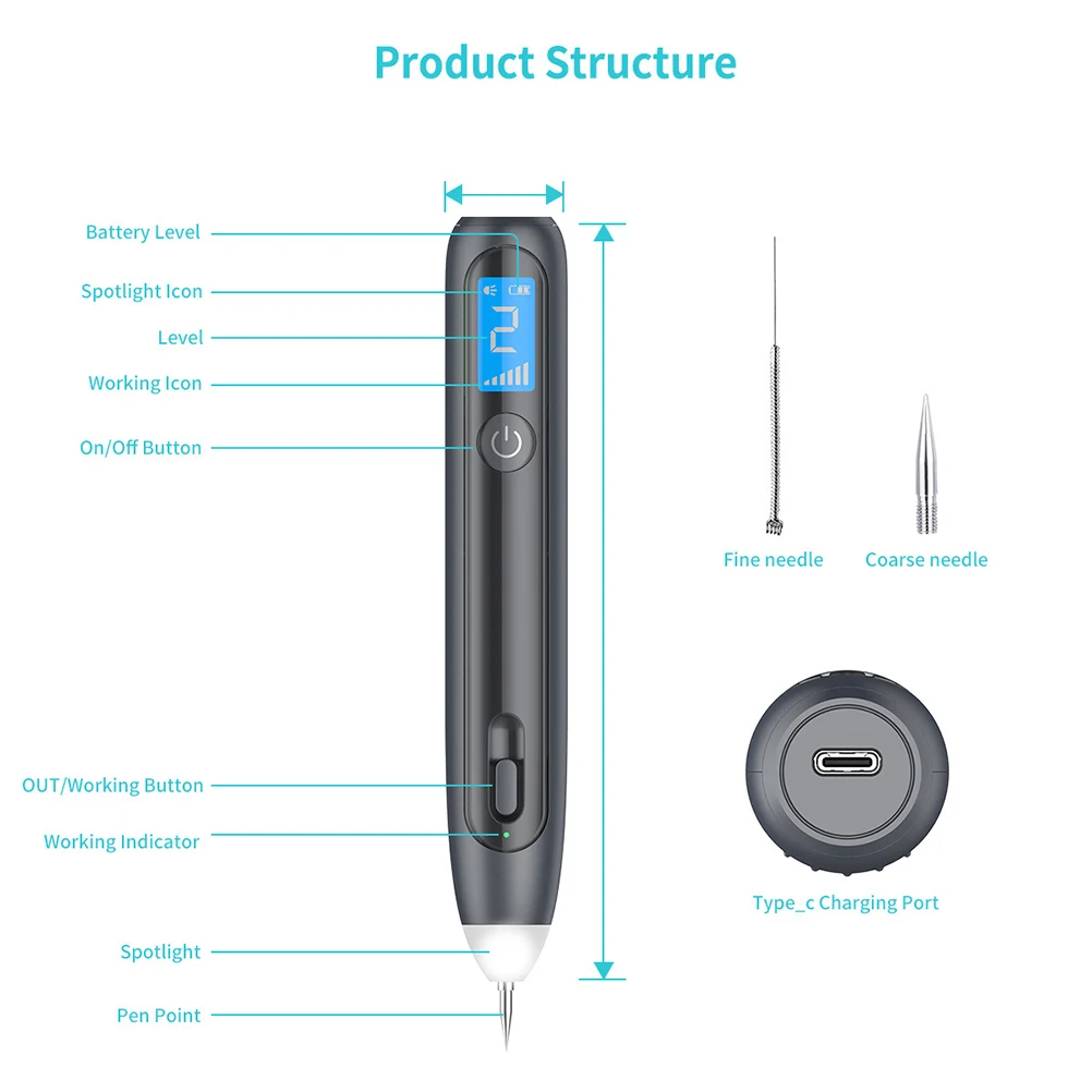 1 шт. профессиональная машина для удаления веснушек светодиодный светильник