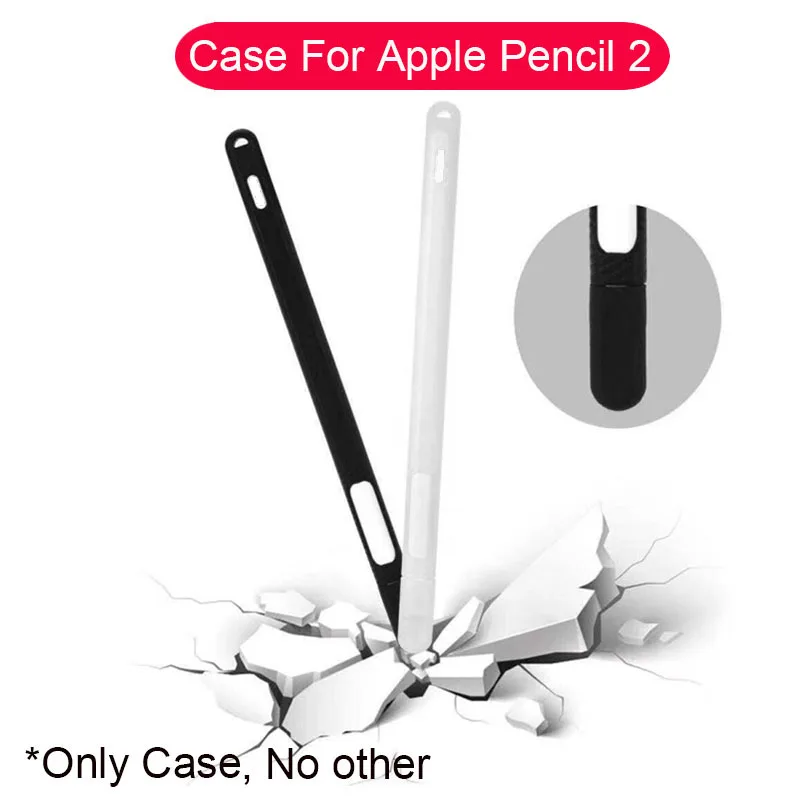 Чехол для Apple Pencil 2 ipad Pro мягкий силиконовый наконечник держатель планшет сенсорный Стилус ручка защитный