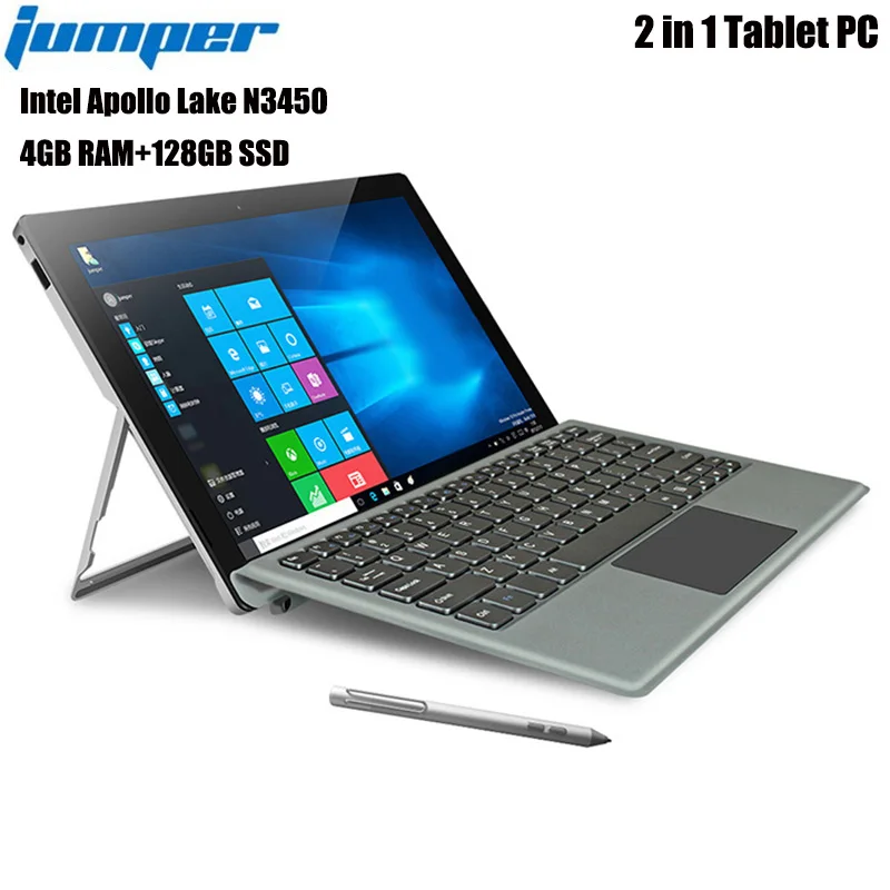 Jumper EZpad Go планшеты 2 в 1 планшет 11 6 дюймов Windows 10 Apollo Lake N3450 Четырехъядерный 4 ГБ 128 МП