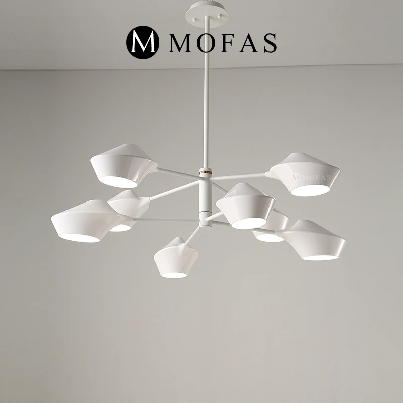 MOFAS современный Nordic Минималистский светодиодная люстра E14 светодиодный
