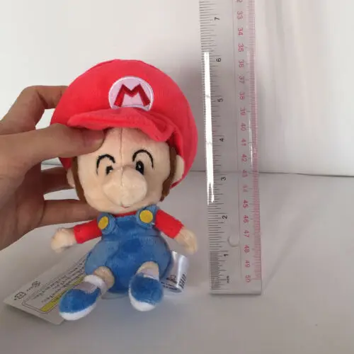 2X Super Mario Bros. Baby Luigi Plush Soft Toy Doll Teddy Stuffed Animal 6&quot |