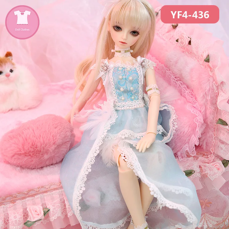 Littlemonica Sophia 1/4 Body Bjd Sd Cute Dress Beautiful Doll Outfit Accessories Kukuclara