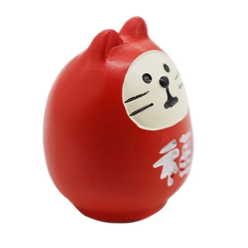 1 шт мультфильм повезло кошки котенок фэн шуй для дома садовые украшения