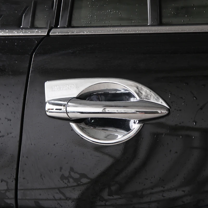 Для Nissan патруль Y62 Армада 2012-2020 ABS Автомобильная внешняя дверь Чаша отделка