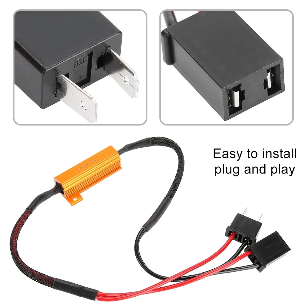 1 пара Автомобильных СВЕТОДИОДНЫХ декодеров для фар H7 анти гипер вспышка