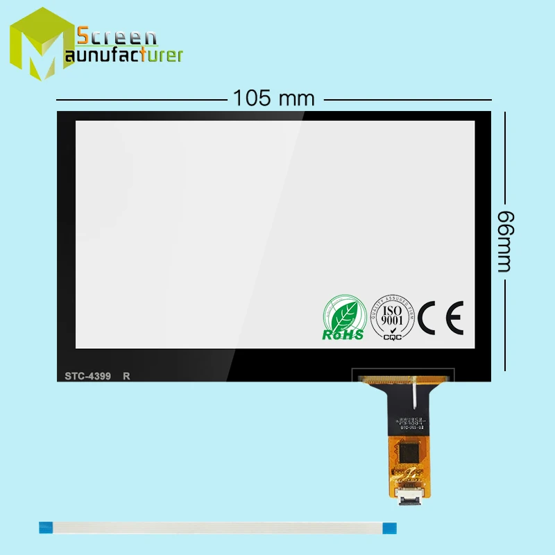 

4.3'' Brand new Compatible replacement HST 127T17 R10317-V2 For Car navigation GPS DVD 4.3 inch Touch screen digitizer panel
