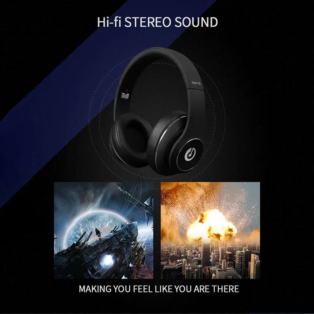 EB999 беспроводные Bluetooth наушники проводные Hi Fi стерео игровая гарнитура с