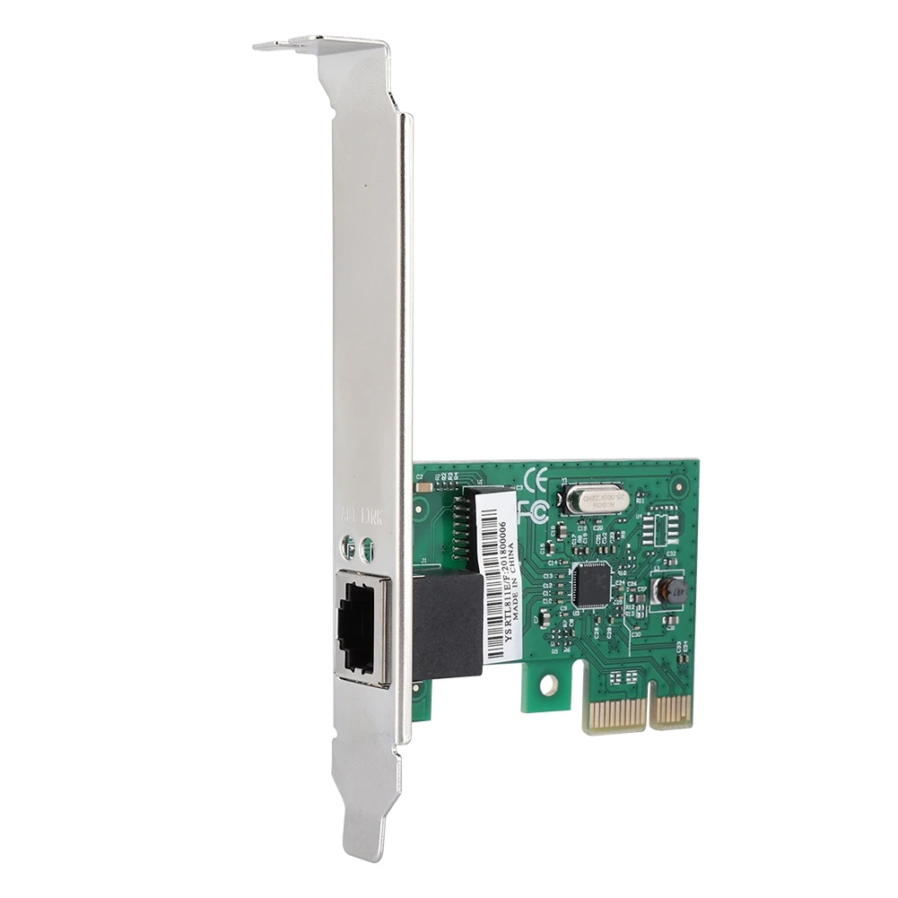 Realtek 8111E PCI-E 10/100/1000 Мбит/с Настольный NIC Gigabit Ethernet LAN сетевая карта Лидер продаж |