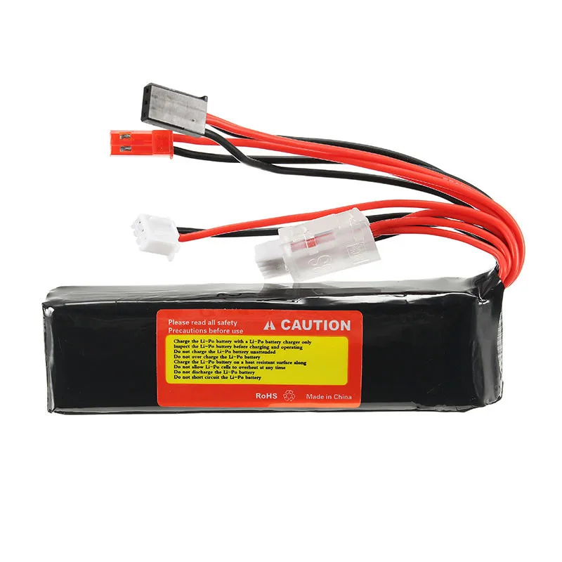 ZOP Power 7 4 В/11 1 В 2200 мАч 2S 3S 8C аккумуляторная Lipo батарея JR JST FUBEBA разъем для