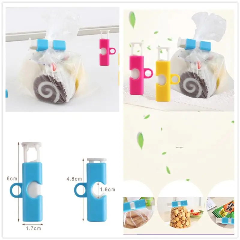 3 шт. герметизация еды портативный влагостойкий пресс тип вспомогательные зажимы