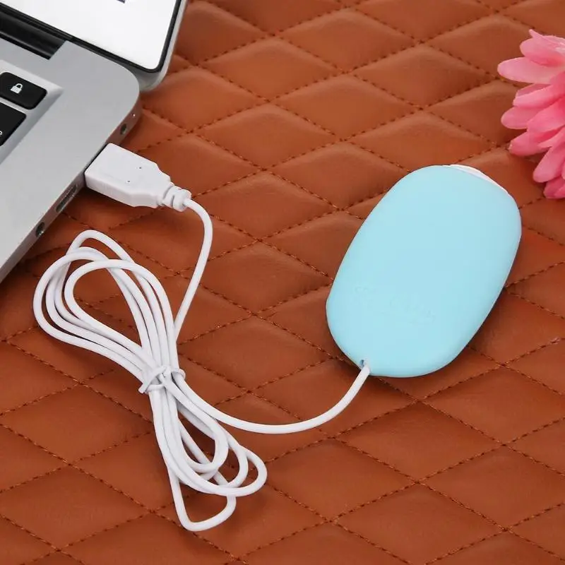 Перезаряжаемая карманная грелка для рук, портативная мини 5 В, USB, зимний аккумулятор, двойное отопление, электрическая взрывобезопасная плита, грелка