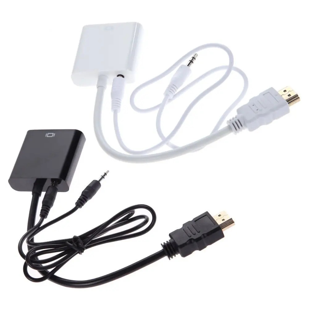 1080P Micro HDMI/Mini HDMI/HDMI в VGA конвертер адаптер с аудио видео кабель|Адаптеры Type-C| |