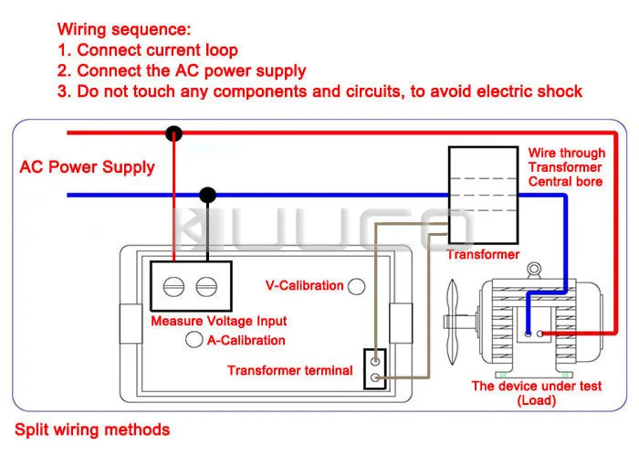 

5 PCS/LOT Digital Tester AC100~300/100A Voltmeter Ammeter AC110V/220V Voltage Current Meter Monitor + 100A Current Transformers