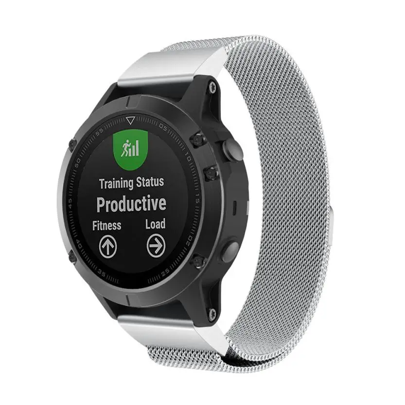 22 мм ремешок для часов Garmin Fenix 5 металлический браслет из нержавеющей стали