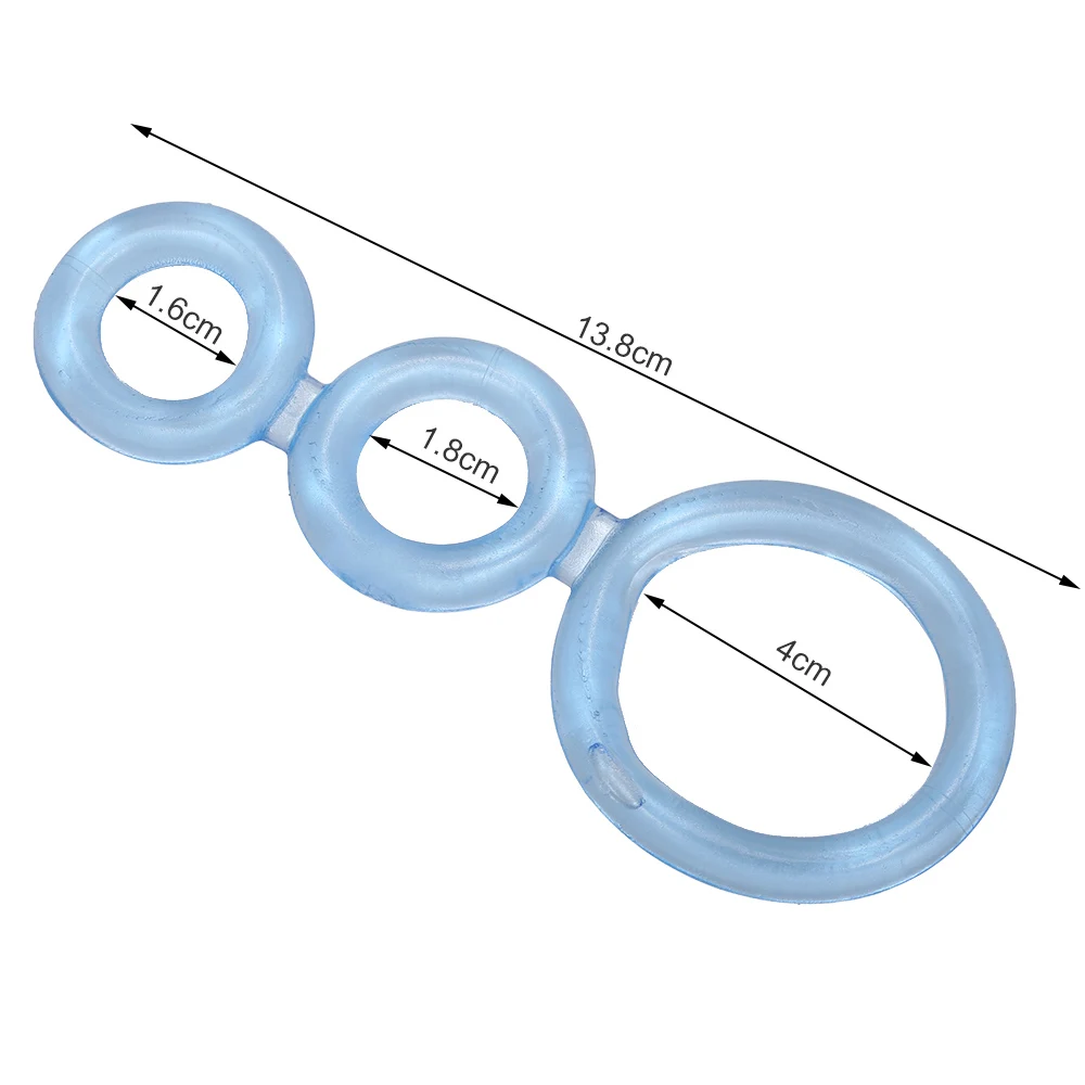 Sex Toys for Men Penis Ejaculation Extension Rings Three Cock Cages Premature Prevention CockRing Erotic Delay ring|Вибраторы и
