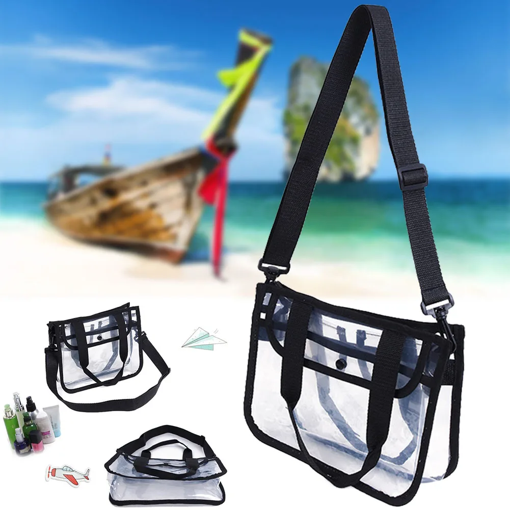 Прозрачная косметичка большой емкости модная дорожная переносной органайзер