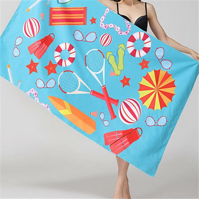 Портативное быстросохнущее спортивное полотенце из микрофибры 160*80 см|Полотенца