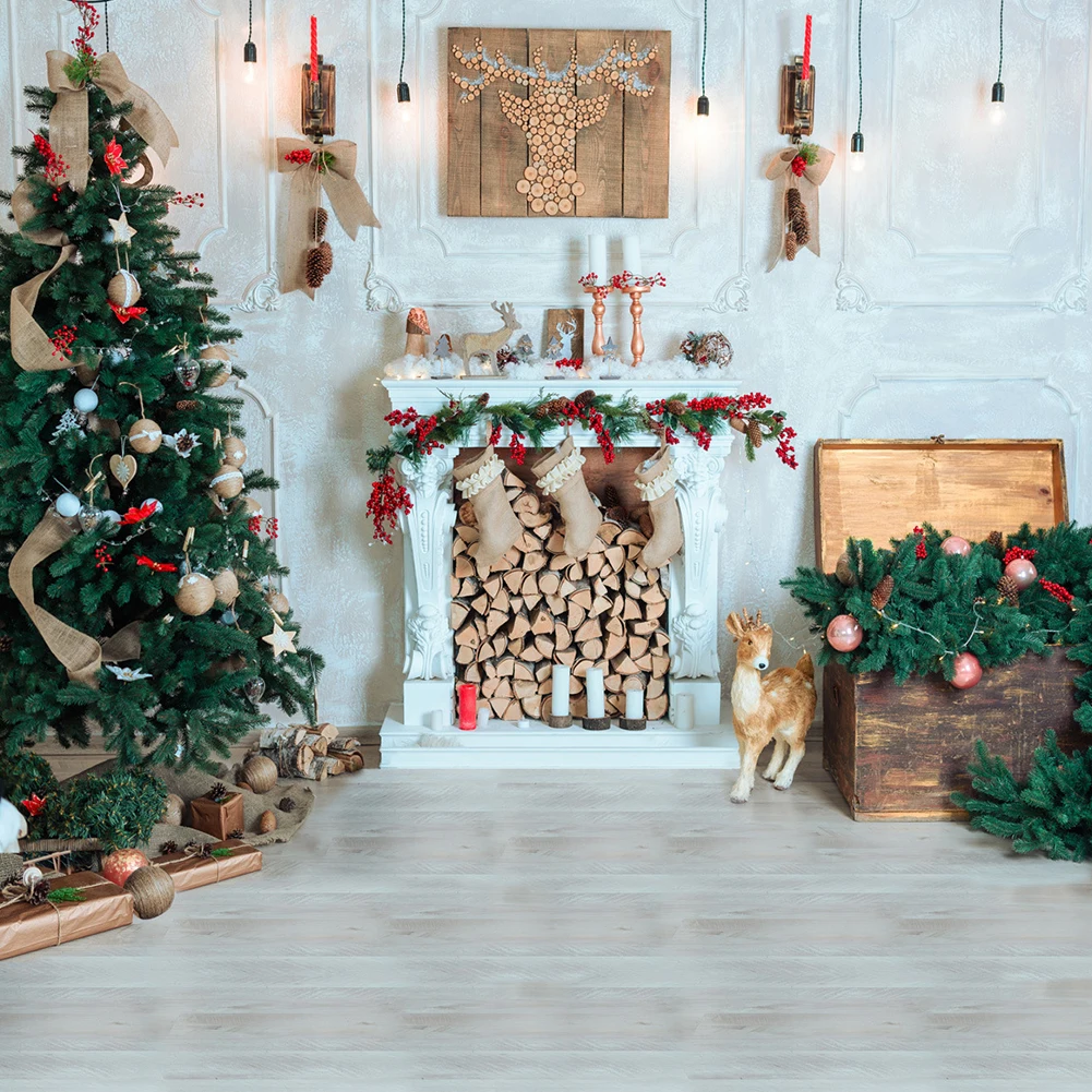 Рождество фотографический фон Санта Клаус Декор задний план 3D реквизит доска