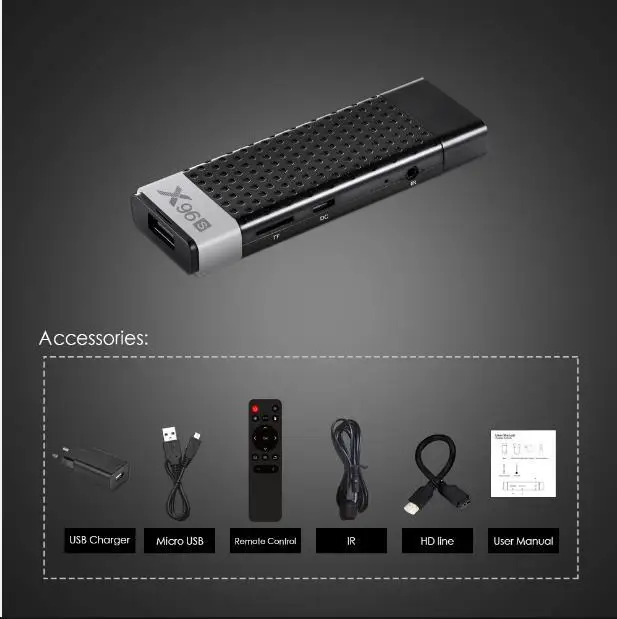 X96s Мини ПК Android 8 1 ТВ коробка с Bluetooth 4 2 Amlogic S905y2 г 16 добавить 32 палка 5 Wifi к Hd Smart Media