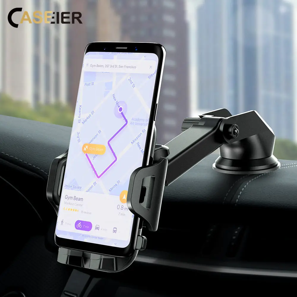 CASEIER Автомобильный держатель для телефона iPhone X XS 7 Plus лобовое стекло приборной