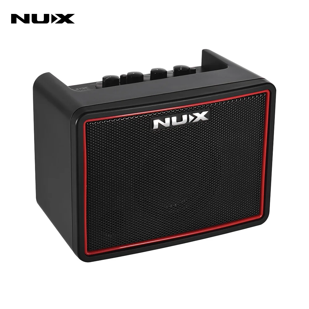 

NUX Mighty Lite BT Guitar Amplifier Mini Desktop Electric Guitar Amp 3W 3 Channels Built-in Delay Reverb Effects 9 Drum Patterns