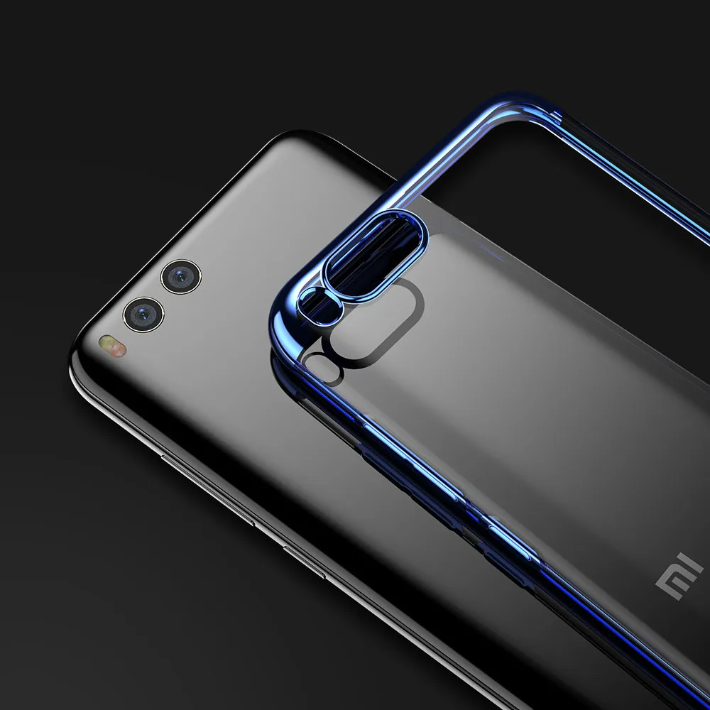 FLOVEME Soft Silicon Plain Transparent Phone Case For Xiaomi 6 Ultra Thin Clear Cover OPPO R9S Plus Coque Fundas Cases |