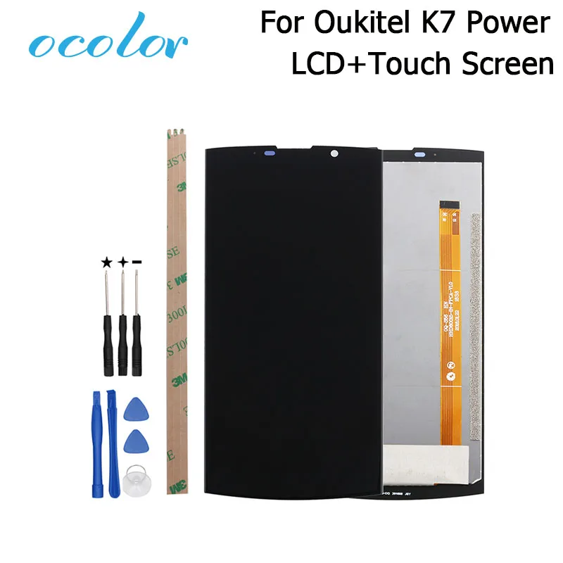 Ocolor для Oukitel K7 Мощность ЖК дисплей Дисплей и Сенсорный экран планшета Ассамблеи