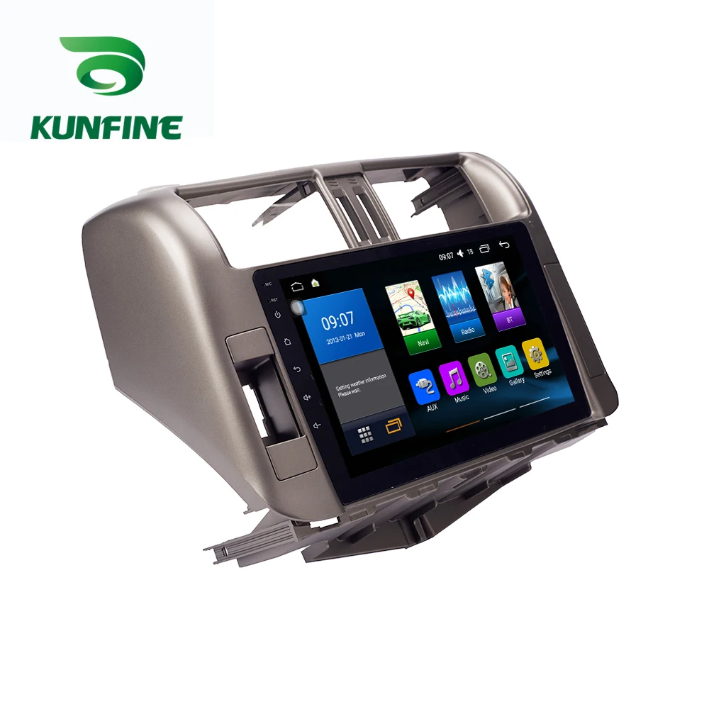 Octa Core 1024*600 Android 10 0 автомобильный DVD GPS навигатор плеер Deckless стерео для Toyota Land Cruiser