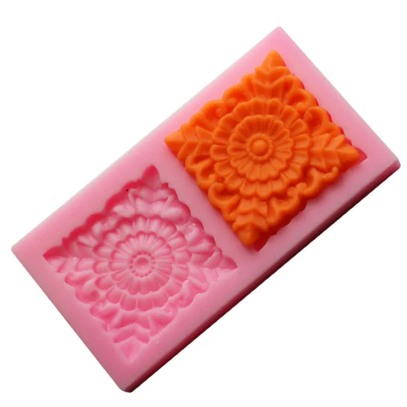Квадратная Силиконовая Форма Sugarcraft для цветов форма помадки инструменты