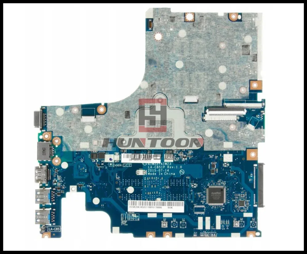 FRU:5B20K34585 для материнской платы ноутбука Lenovo 500-15ISK AIWZ2/AIWZ3 LA-C851P SR2EU I3-6100U DDR3 R7 M360 2 Гб