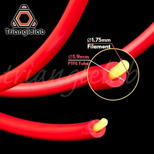 Hotend PTFE трубка Trianglelab Teflonto для prusa i3 anet mk8 1,75 мм нить id1.9mmod4 мм трубка Capricornus
