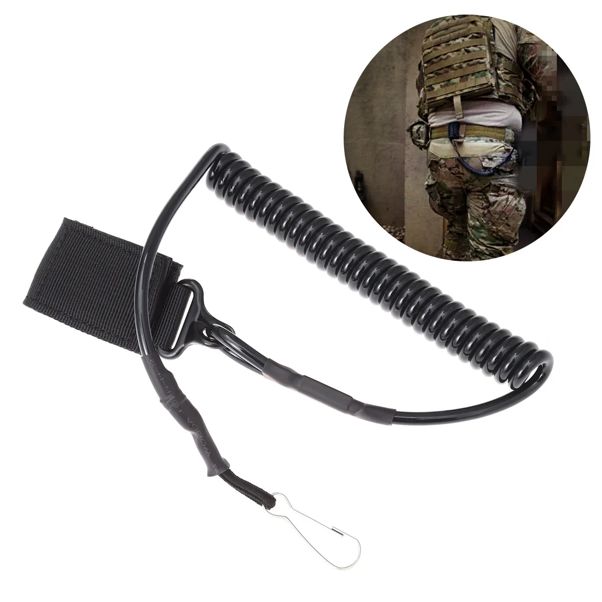 Наружная цепь весна веревка предотвращение потери завиток шнур брелок