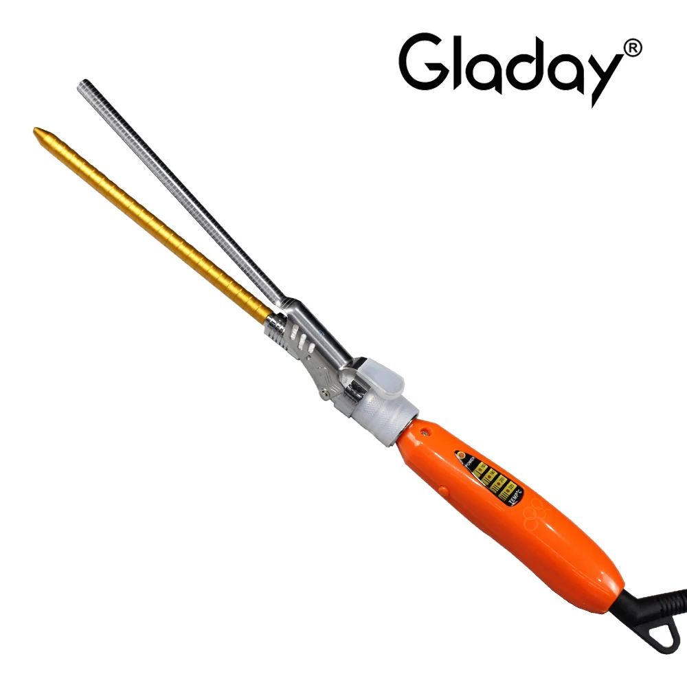 Gladay Высокое качество 9 мм щипцы для завивки волос керамические волос|hair curler|electric