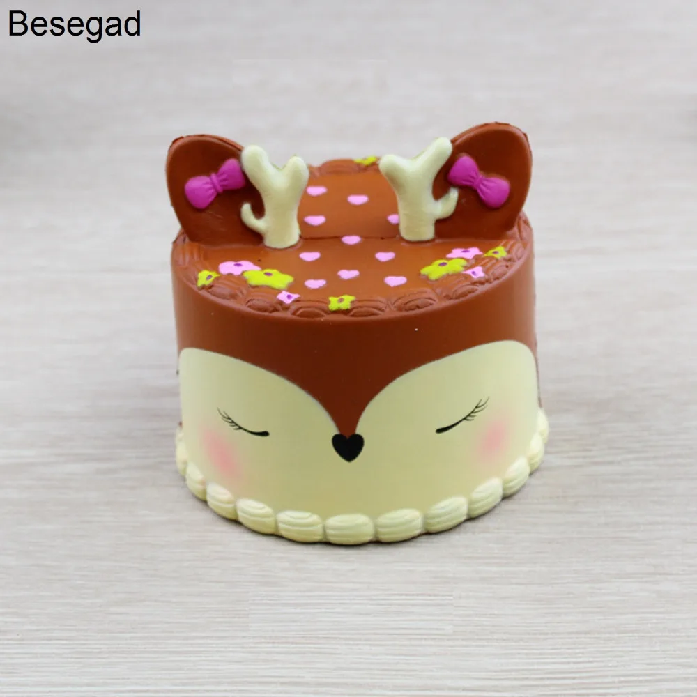 Besegad 9 5 см гигантские большие Kawaii с симпатичными изображениями оленей форма для