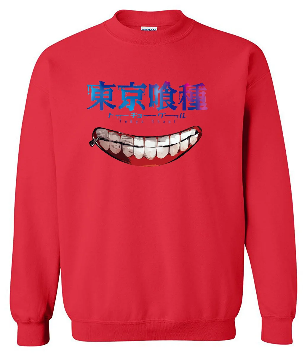 Токио вурдалак аниме модные куртки с капюшоном мужская Толстовка 2018 Весна Зима