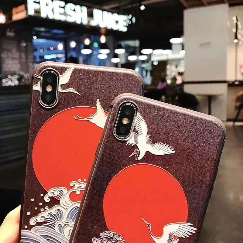 Lovebay для iPhone 6 S 7 8 Plus XS Max XR X 5 5S SE Shell Coque Ретро солнцезащитный кран Телефон жесткий