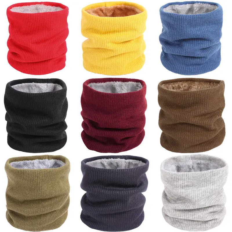 Унисекс теплый флис Snood шеи Теплый зимний шарф маска для лица | Аксессуары одежды