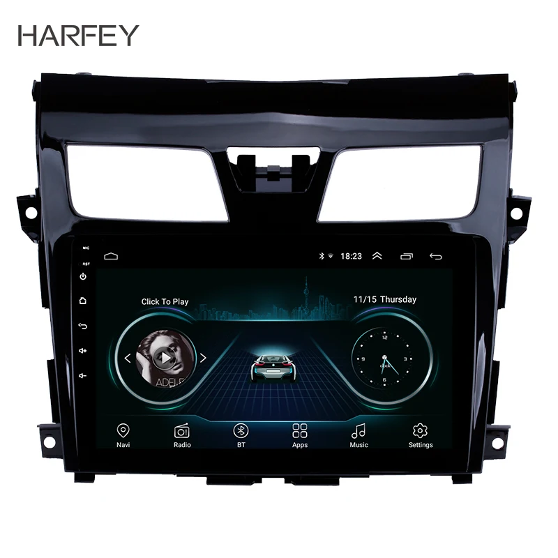 Мультимедийный плеер Harfey Android 9 1 GPS навигация 2Din дюймов Автомагнитола для Nissan TEANA