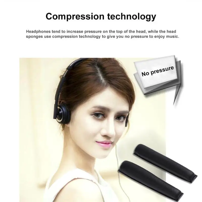 2 шт. мягкие наушники в форме головы накладки для Sennheiser PX100 PX200 PX80 головные уборы