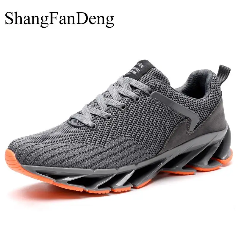 Spring/Autumn Men Casual Shoes Trendy Breathable Sneakers Tennis Masculino For Lace Up Black Gray Light Hombre Zapatos | Обувь