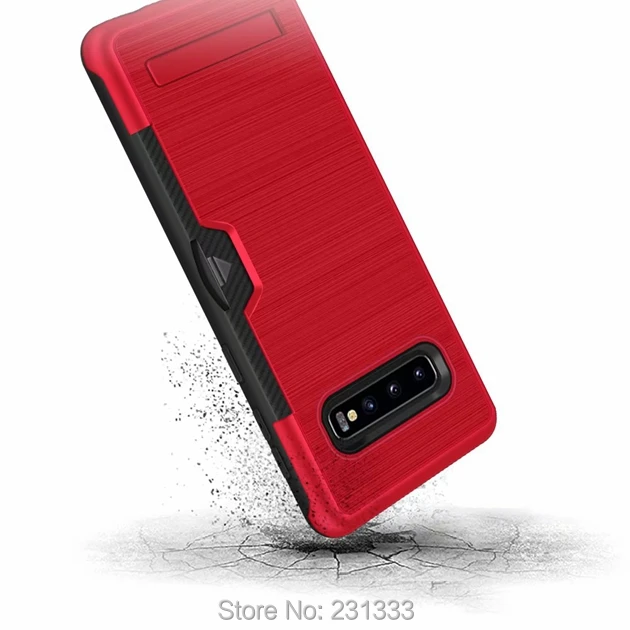 C-ku для Samsung Galaxy S10 Plus S9 S8 NOTE 9 8 гибридная Броня ТПУ противоударный жесткий чехол с