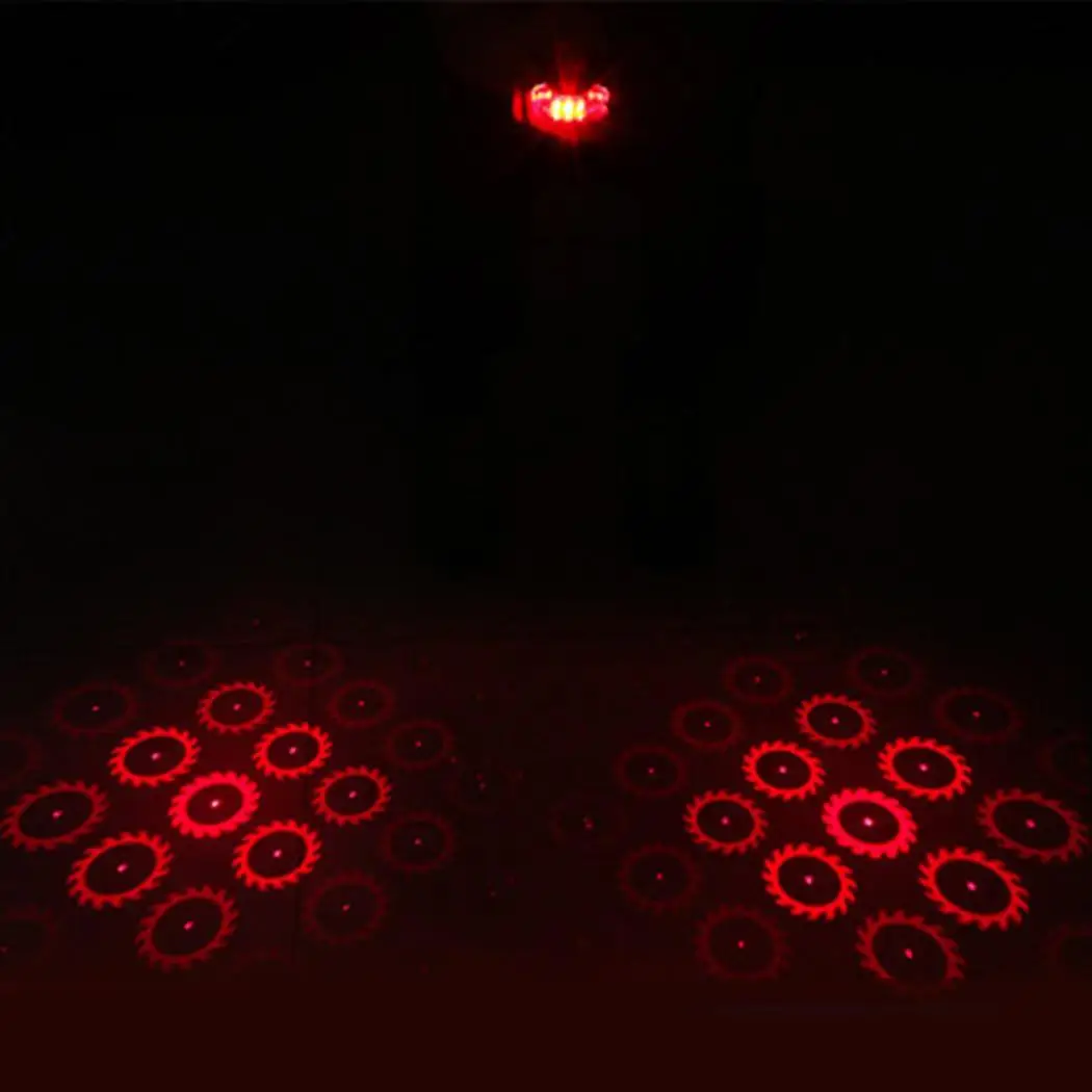 Фонарь для велосипеда лазерный Светодиодный проекционный велосипедный фонарь