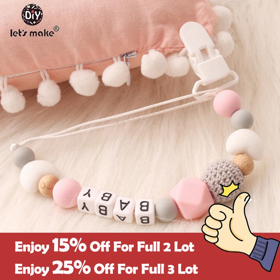 

Детский акриловый Прорезыватель для зубов, с бусинами